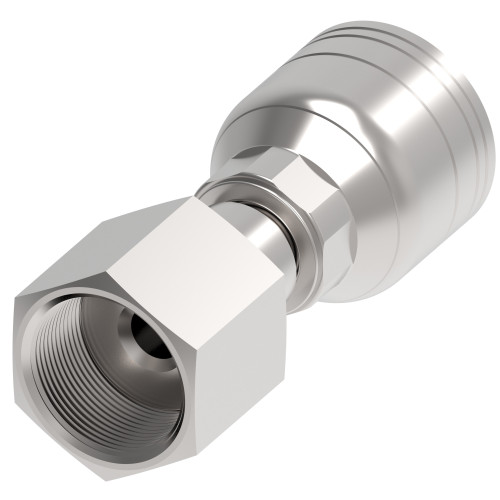 Aeroquip Hose End Crimp Straight Female ORFS Swivel | 1AA6FR4