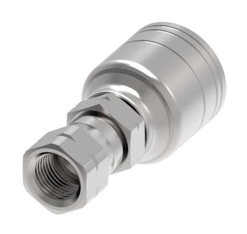 Aeroquip Hose End Crimp Straight Female 45 Degree Swivel | 1AA6FS6