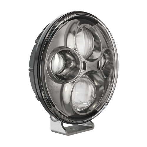 JW Speaker 12-24V ECE LED High Beam with Chrome Inner Bezel & Pedestal Mount | 0551121