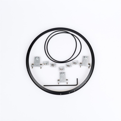 JW Speaker Motorcycle Adapter Ring Kit with Black Ring | 0703411
