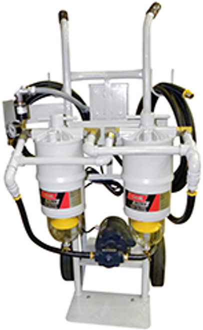 Baldwin Filters 300-DHRAP5 Two DAHL 300 units mounted on dolly (parallel arrangement).
