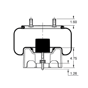 AS-8453 Triangle Contitech Air Spring Bag