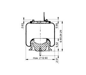 AS-81067 Triangle Contitech Air Spring Bag