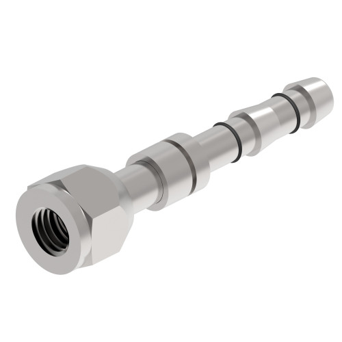 Aeroquip Hose Insert Assembly Straight Tube-O Female Short Pilot -6 | FJ5984-0608S