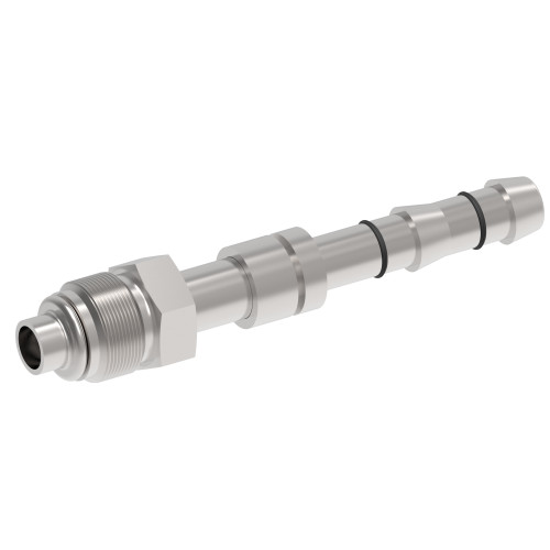 Aeroquip Hose Insert Assembly Male O-Ring Pilot Short Straight Carbon Steel | FJ3052-0808S