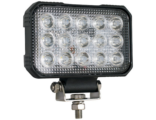 Buyers 1492290 6"X 5" Rectangular LED Clear Spot Light 15 LED 4050 Lumens