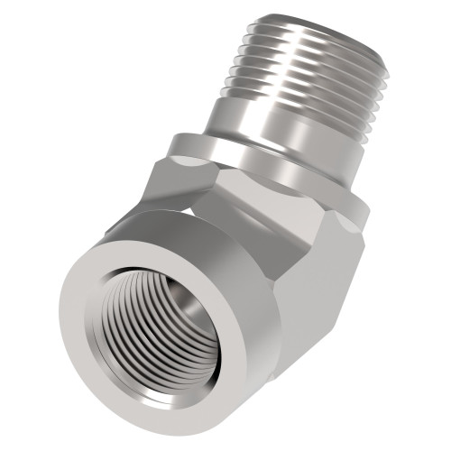 Aeroquip Adapter Elbow 45 degree SAE 37 degree -12 Carbon Steel | 2088-12-12S