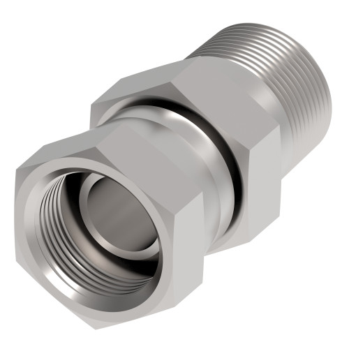 Aeroquip Adapter Straight SAE 37 degree -4 Carbon Steel | 2045-4-4S