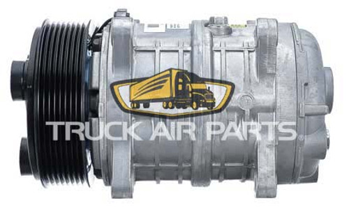 03-3185 MEI Truck Air A/C Compressor, R134 8 Groove