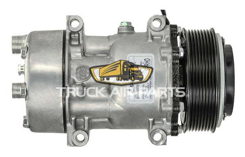 03-3418S MEI Truck Air Sanden Supr-Hd Compressor W/8 Groove