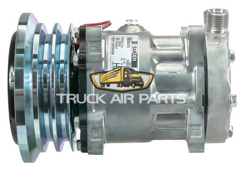 03-3470D MEI Truck Air Sanden Compressor 132mm 2 Groove 12V