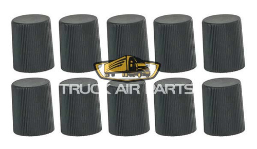 16-3445 MEI Truck Air A/C Service Caps- Black/SOLD INDIVIDUALLY