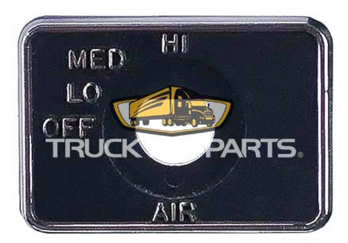 18-3200 MEI Truck Air Switch Plate/Rect.