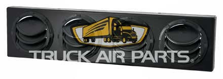 50-0006 MEI Truck Air 4" Louver Outlet For 10-9400