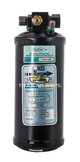 07-1400A MEI Truck Air A/C Receiver Drier - OEM