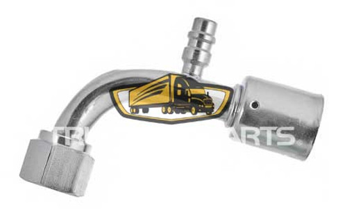 08-6937BS MEI Truck Air A/C Fitting, Beadlock W/Port