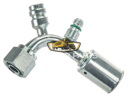 08-6998BS MEI Truck Air 90D Fem.Or B/L Fitting.W/R134A P