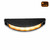 TRUX TLED-U112 7" Half Moon Surface Mount LED Work Lamp with Amber Strobe