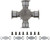25-407X Dana Spicer Select U-Joint 1760 Series w/ Hardware