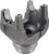 Spicer 5-4-8671-1X 1610 Half Round End Yoke