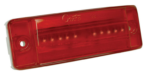 Grote 54002 Stop/Turn -Marker, Red, Supernova  LED, Turtleback  II Hmsl