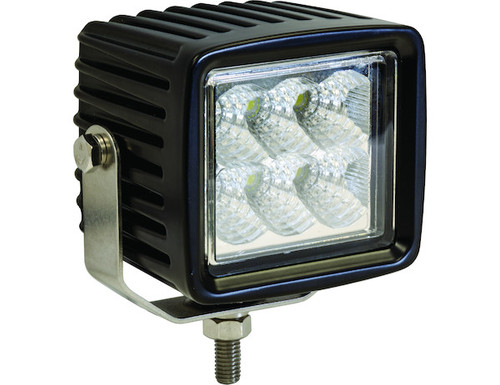 Buyers 1492137 Square Clear 6 LED Flood Light 12V / 24V 1350