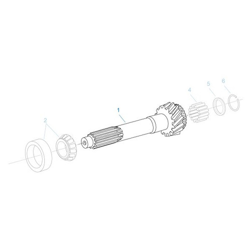 4301526 Eaton Fuller Transmission FS4205A Input Shaft 1.5