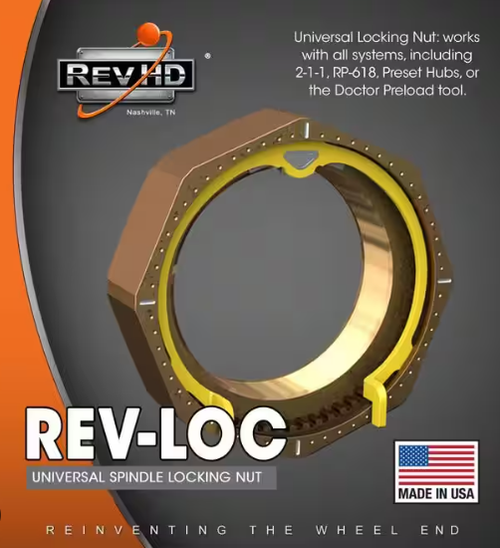 RL-T03 Rev HD Rev Loc Universal Locking Spindle Nut for TN Trailer