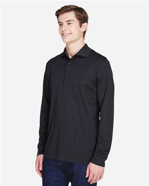 CORE365 88192P Men's Pinnacle Performance Long Sleeve Piqué Polo