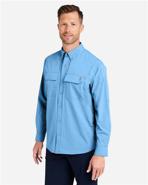HUK H150184 Men's Creekbed Pocket Fishing Shirt