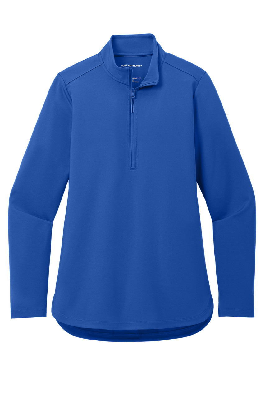 Port Authority LK880 Women's C-FREE Double Knit 1/4-Zip