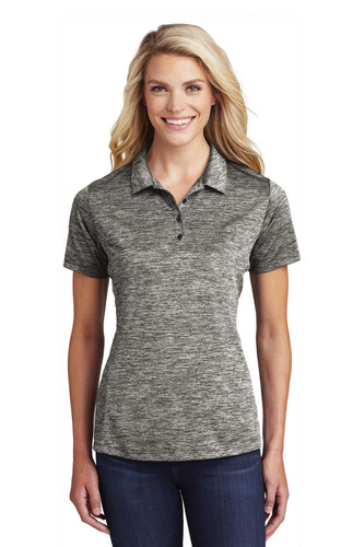 Sport-Tek LST590 Women's PosiCharge Electric Heather Polo