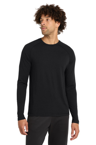 Sport-Tek ST400LS PosiCharge Long Sleeve Tri-Blend Wicking Raglan Tee