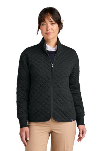 Brooks Brothers BB18213 Women's Diamond Quilt Full-Zip