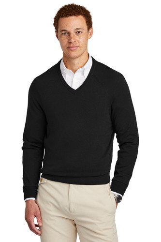 Brooks Brothers BB18400 Cotton Stretch V-Neck Sweater