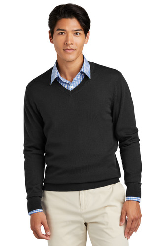 Brooks Brothers BB18410 Washable Merino V-Neck Sweater