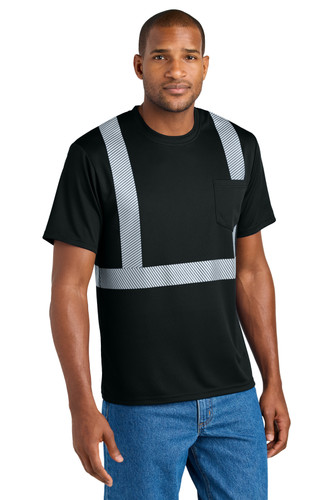 CornerStone CS206 Enhanced Visibility Segmented Tape Tee