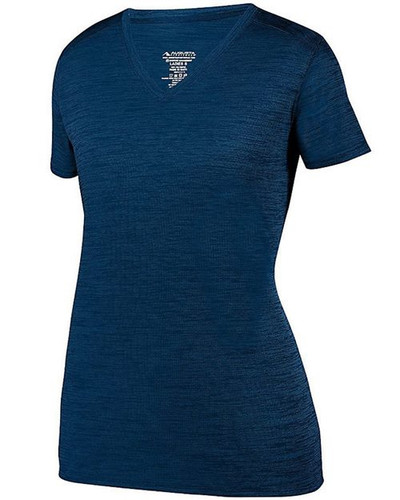 Augusta Sportswear 2902 Women's Shadow Tonal Heather Training V-Neck T-Shirt