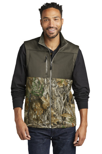 Russell Outdoors RU604 Realtree Atlas Colorblock Soft Shell Vest