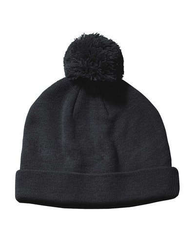 Big Accessories BX028 Pom Cuffed Beanie