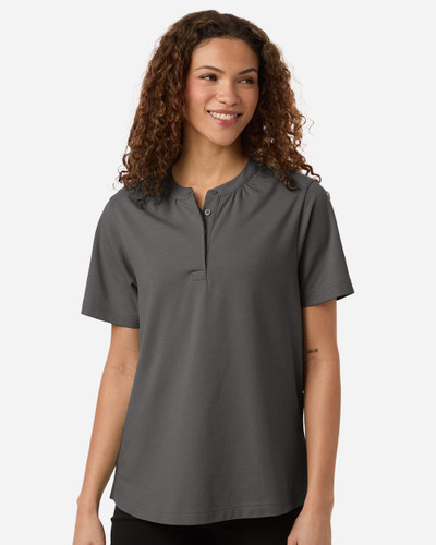 Devon & Jones DG102W Women's Seaton Pebble Textured Polo