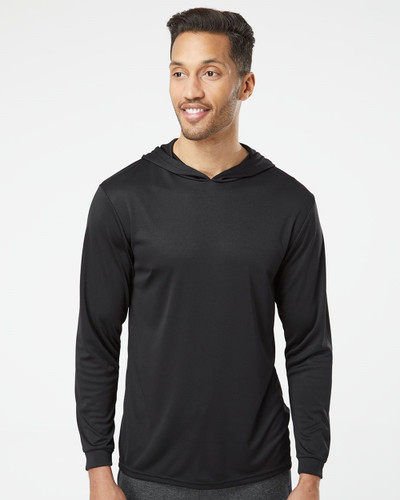 Paragon 220 Unisex Bahama Performance Hooded Long Sleeve T-Shirt