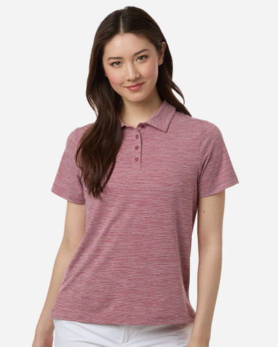 Team 365 TT125W Women's Relay Heathered Stripe Polo