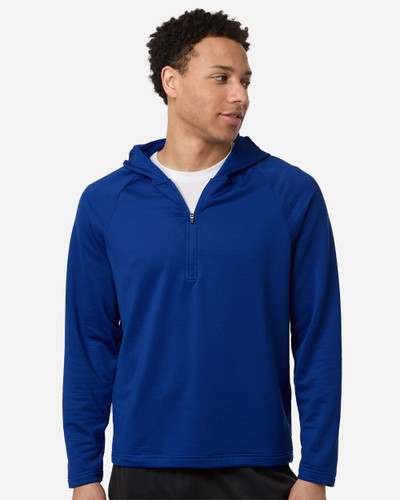 Team 365 TT200 Men's Qualify Quarter-Zip Hooded Pullover
