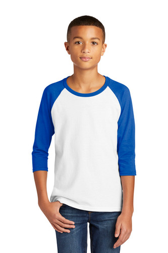 Gildan 5700B DISCONTINUED Gildan Heavy Cotton Youth 3/4-Sleeve Raglan T-Shirt. 5700B