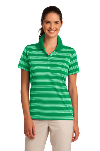 Nike 578678 DISCONTINUED Nike Ladies Dri-FIT Tech Stripe Polo. 578678