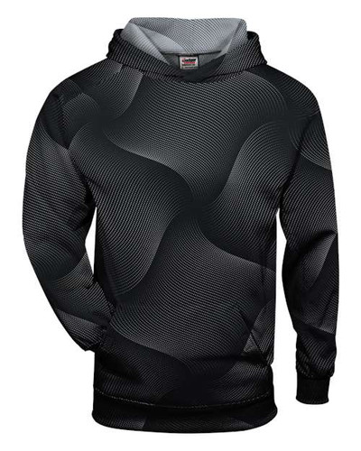 Badger 2413 Youth Warp Hooded Long Sleeve T-Shirt