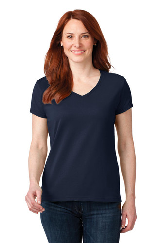 Anvil 88VL DISCONTINUEDAnvil Ladies 100% Combed Ring Spun Cotton V-Neck T-Shirt. 88VL