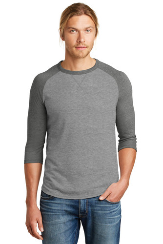 Alternative Apparel AA5057 DISCONTINUED Alternative Dugout 3/4-Sleeve Vintage 50/50 Tee. AA5057