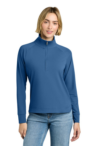 Brooks Brothers BB18215 Brooks Brothers Women's Luxe Performance 1/4-Zip BB18215